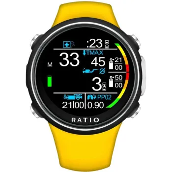 Ratio Idive Color Deep Dive Computer Jaune